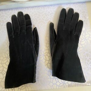 Gloves Elegant Black Kidleather